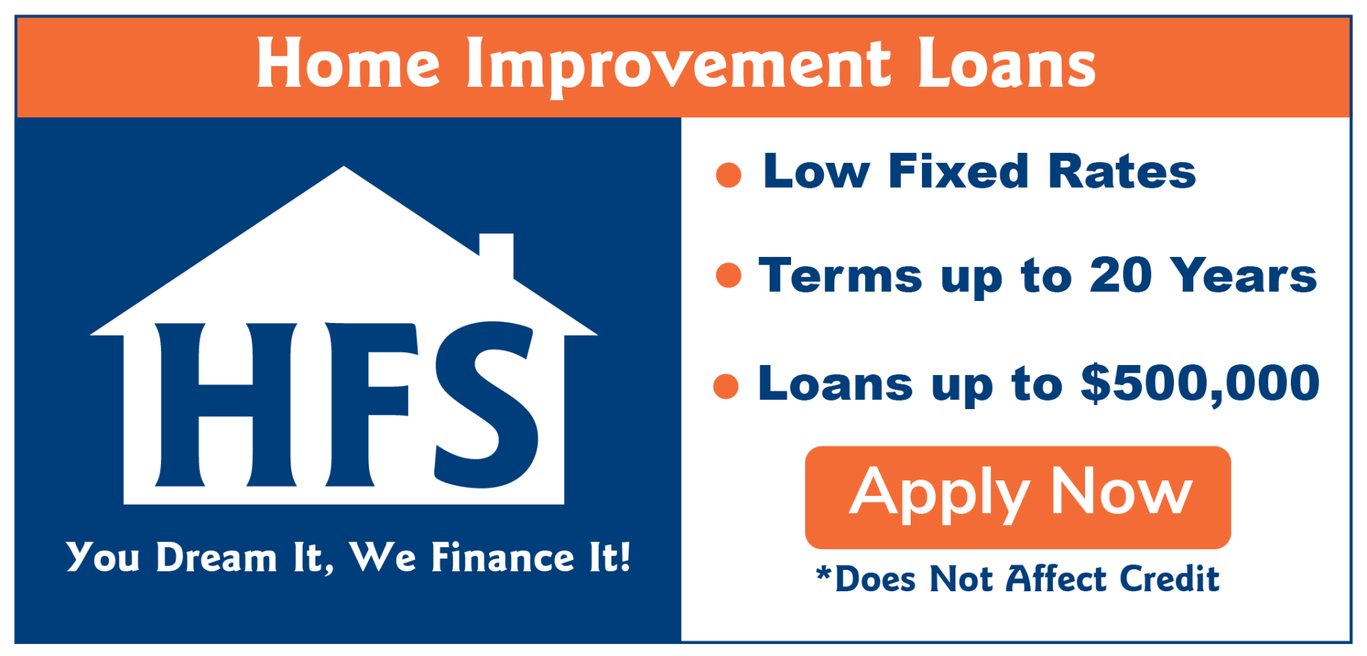 HFS Home Improvement loans
