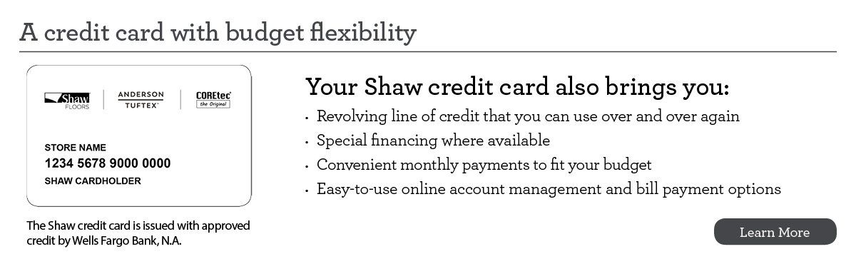 Shaw credit card
