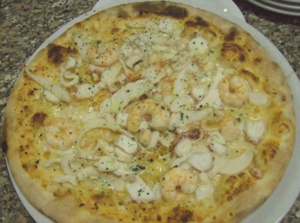 pizza de marisco