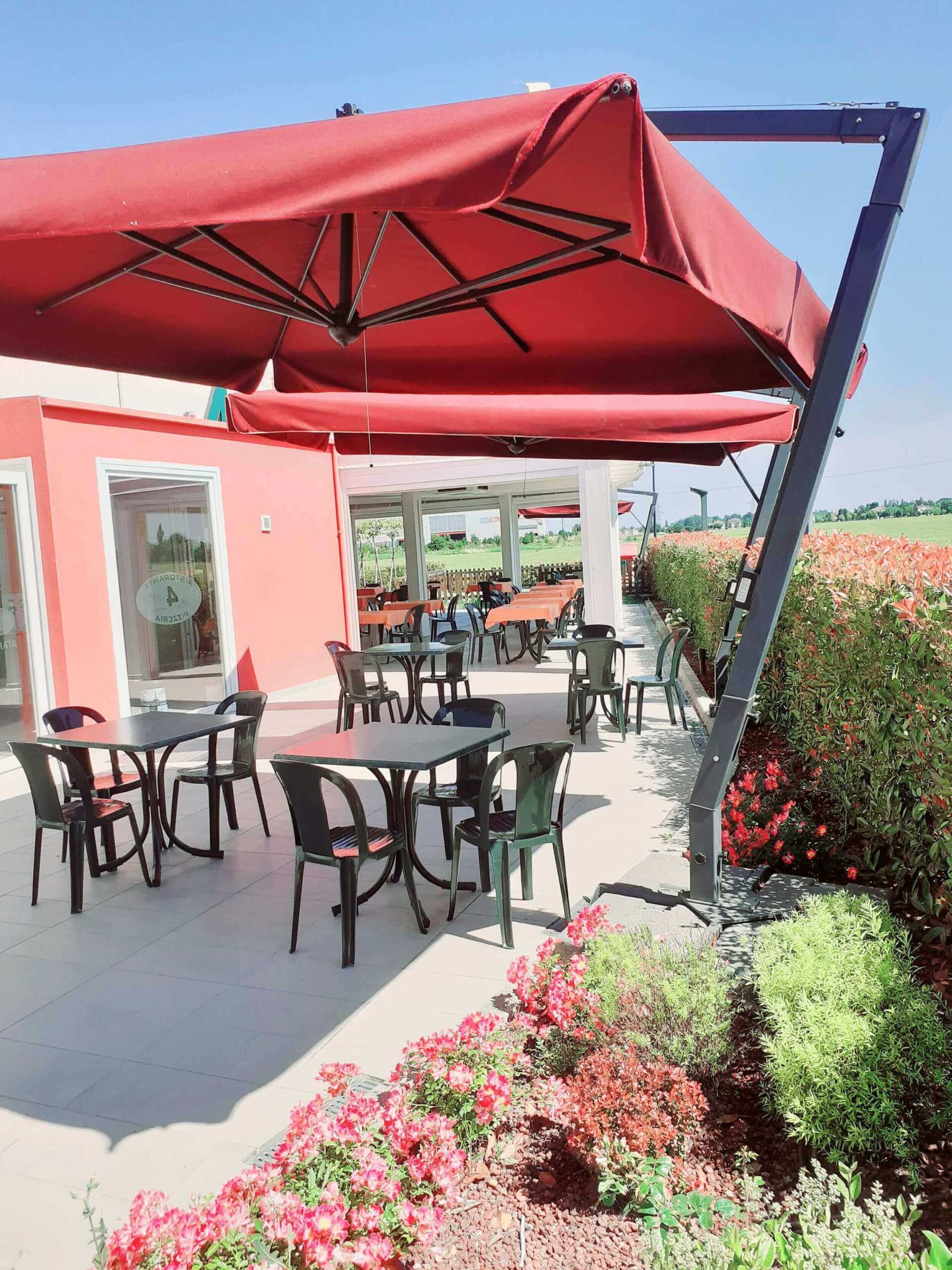 ristorante immerso nel verde