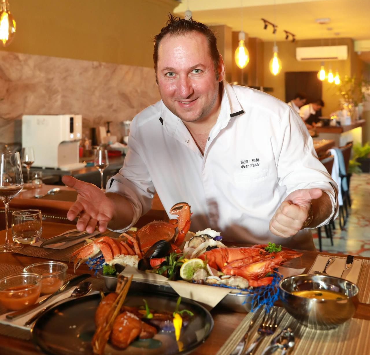 Heritage dining room interior at Suffolk House Georgetown Penang