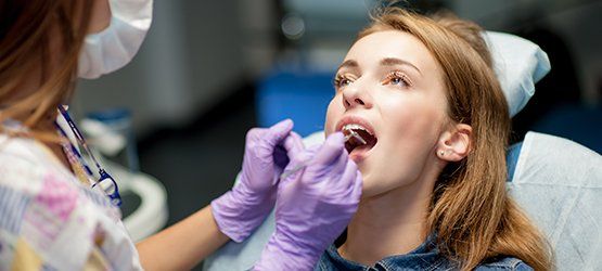 Dental Exam — Child in the Dental Treatment in Orland Park, IL Dental Exam — Child in the Dental Treatment in Orland Park, IL