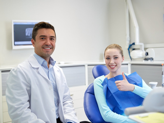 Tooth Extractions — Woman on a Dental Procedure in Orland Park, IL