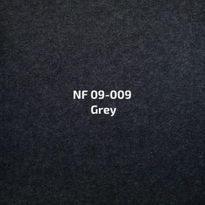 Een close-up van een vel papier met de tekst nf 09-009 grijs.