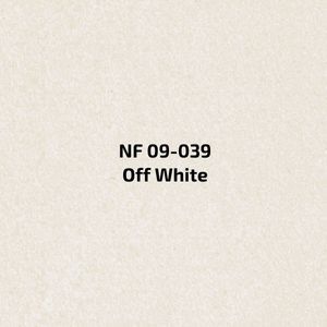 Een witte achtergrond met de woorden nf 09-039 gebroken wit erop