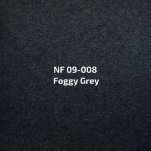 Een close-up van een stuk mistige grijze stof.