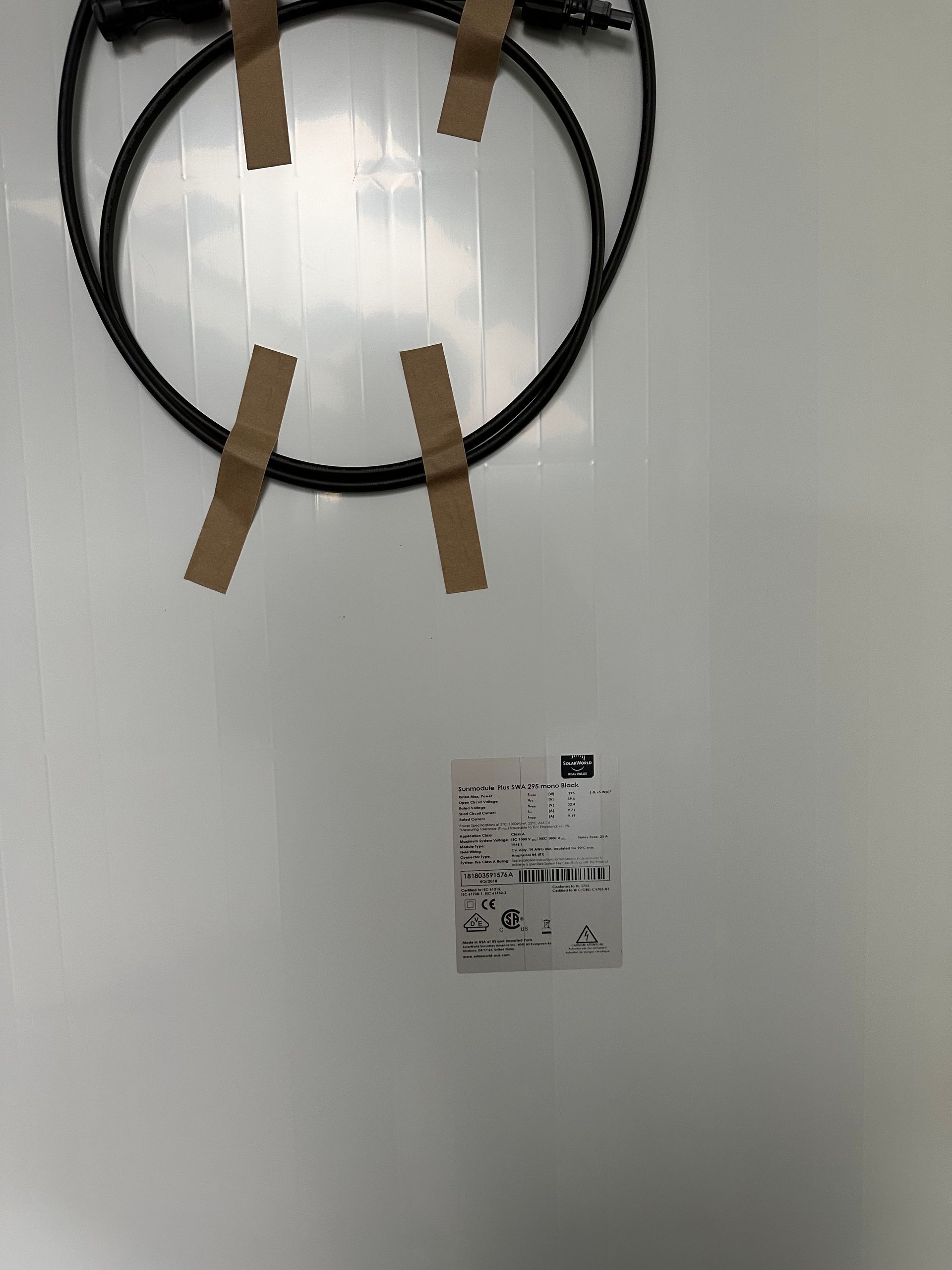 SolarWorld 295W Panels