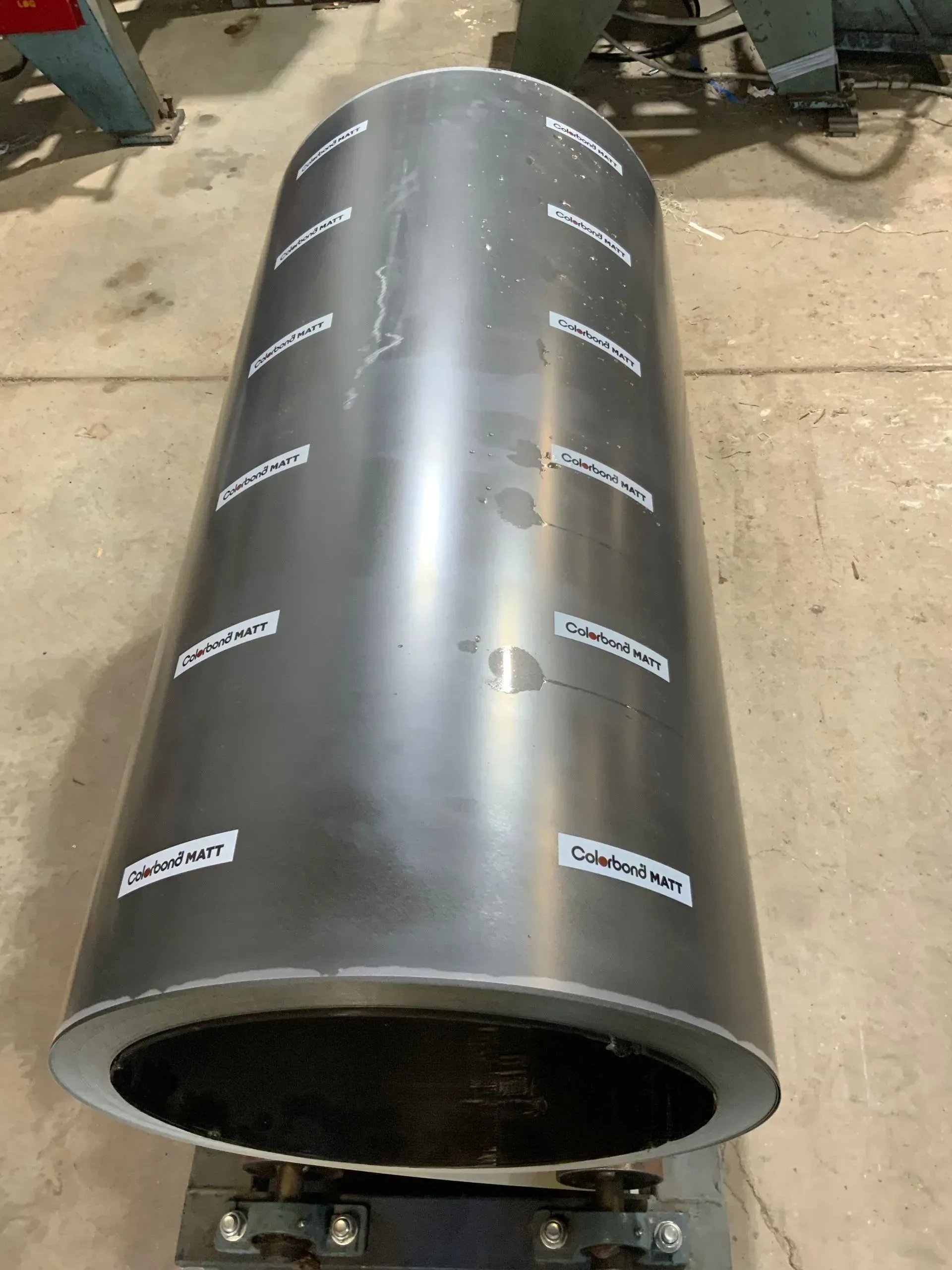 A Roof With Two White Pipes On It — Roof Flashings in Toowoomba, QLD