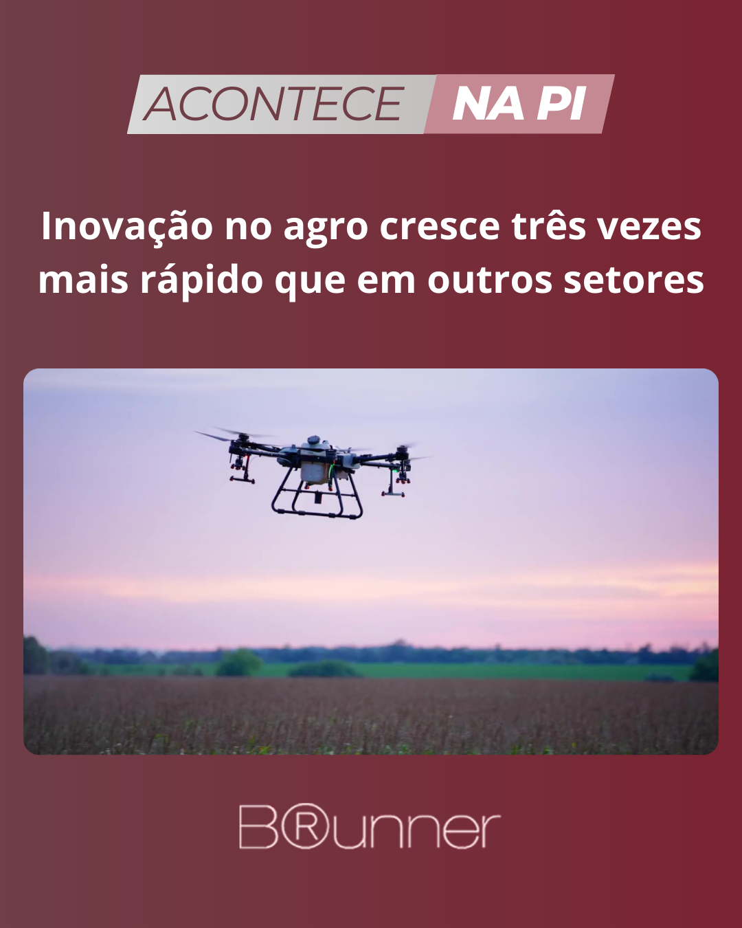 Inovação no agro cresce três vezes mais rápido que em outros setores