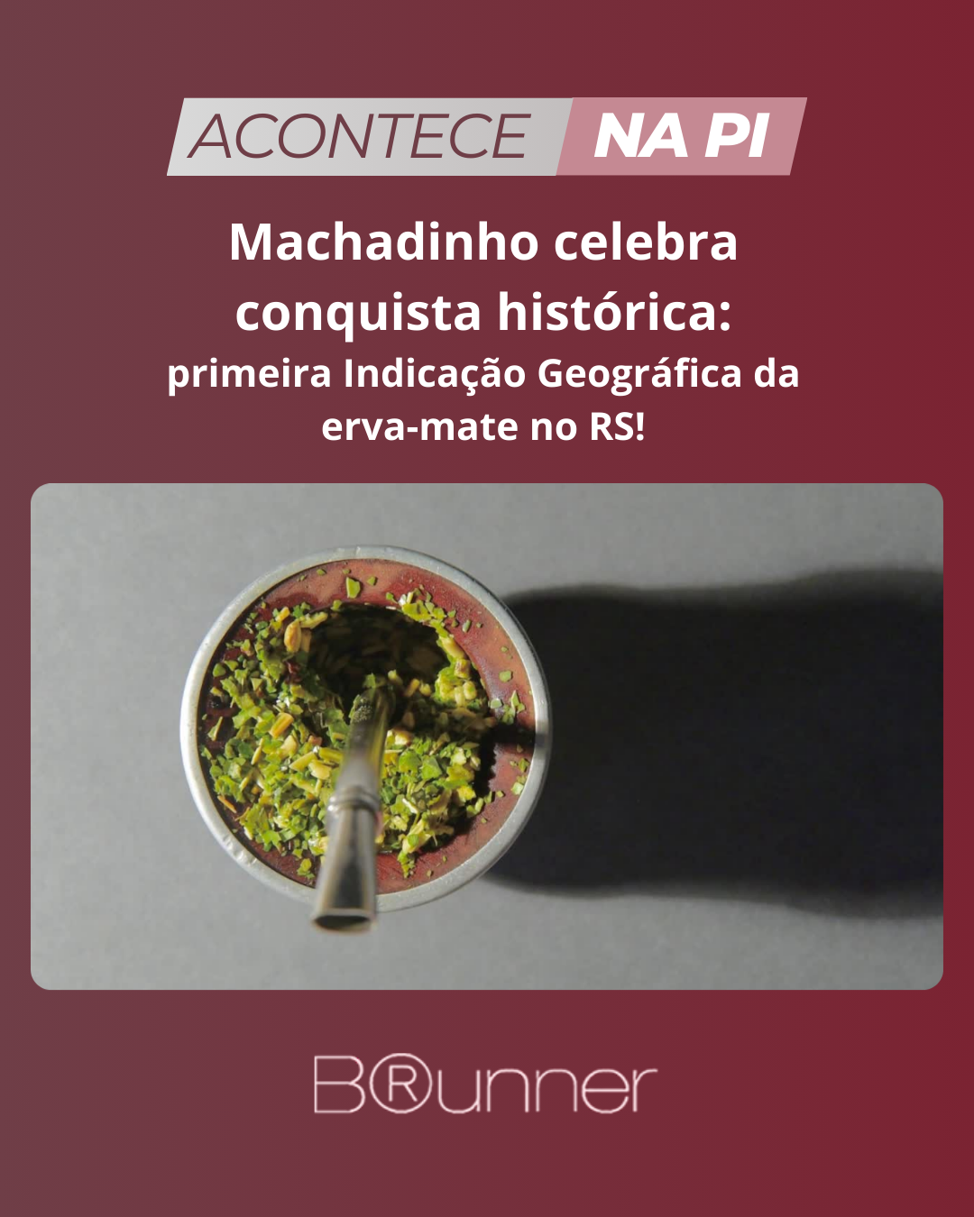 Machadinho celebra conquista histórica: primeira Indicação Geográfica da erva-mate no RS!