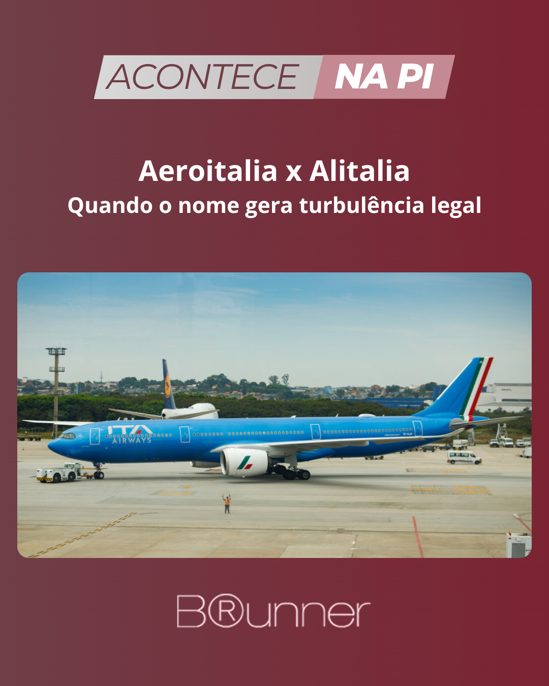Aeroitalia x Alitalia – Quando o nome gera turbulência legal