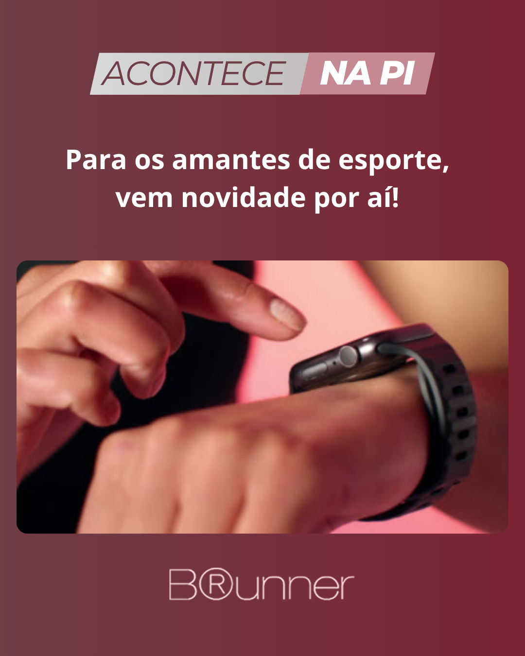 Para os amantes de esporte, vem novidade por aí!