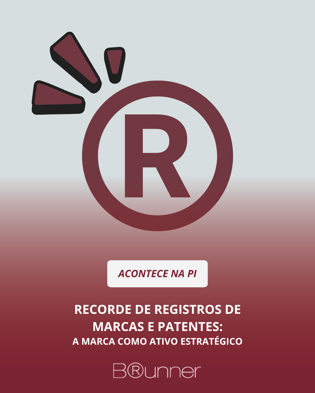 Recorde de registros de marcas e patentes