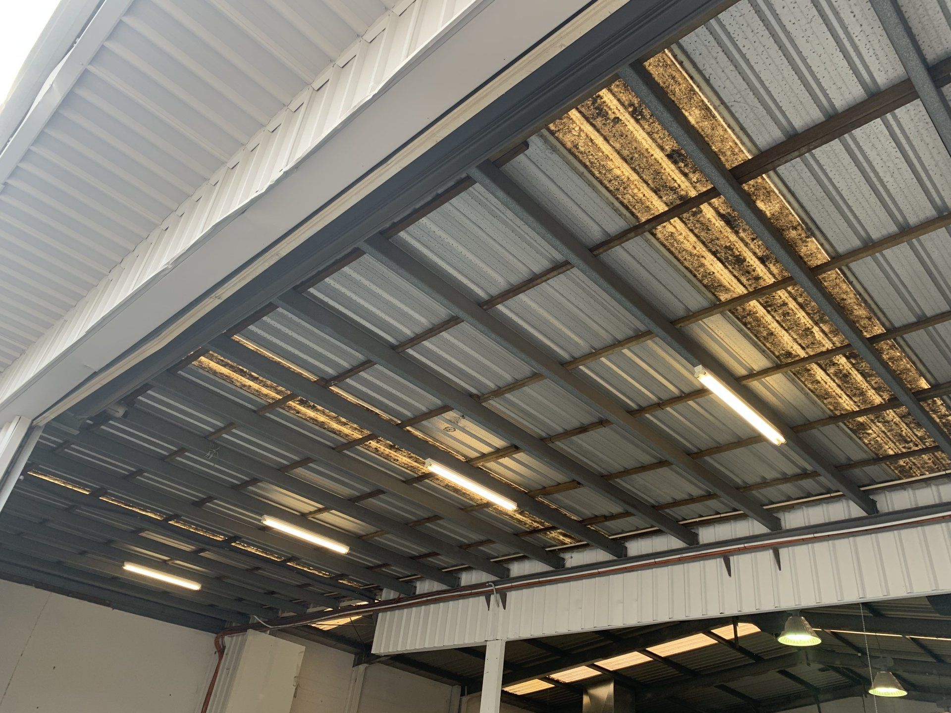 damaged fibreglass roofing commercial gold coast