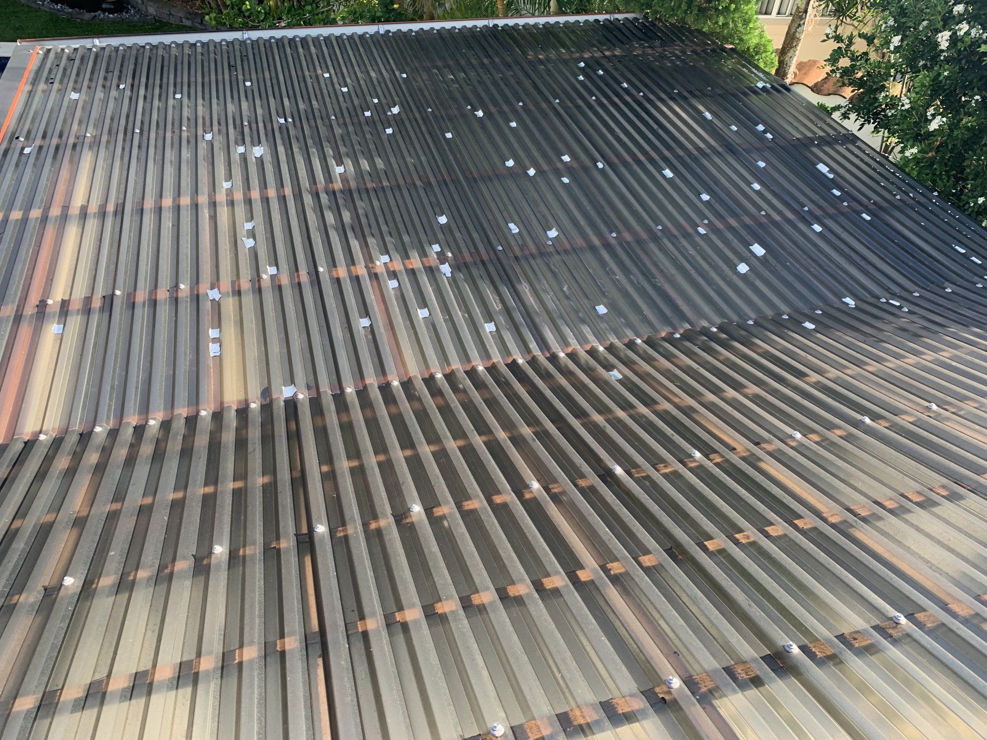 damaged patio roof sheeting gold coast