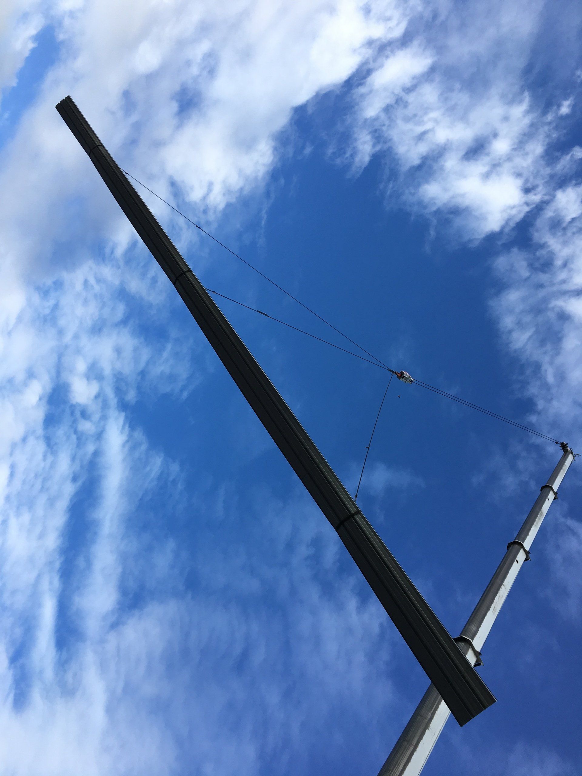 Gold Coast Metal Roofing Crane lift