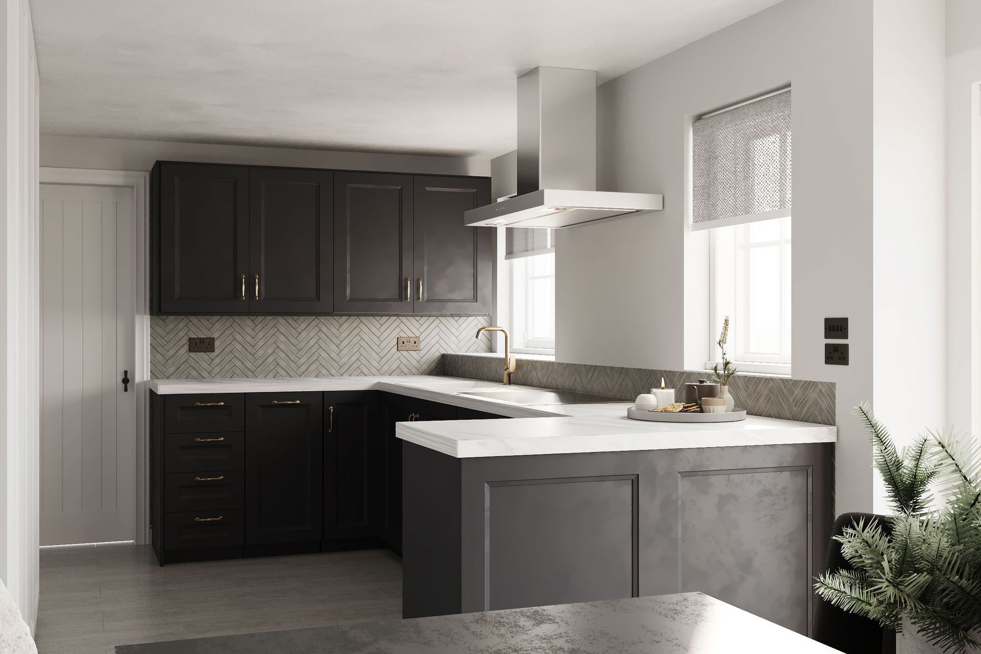 Kitchen Dining Room corner design | Elisa Design