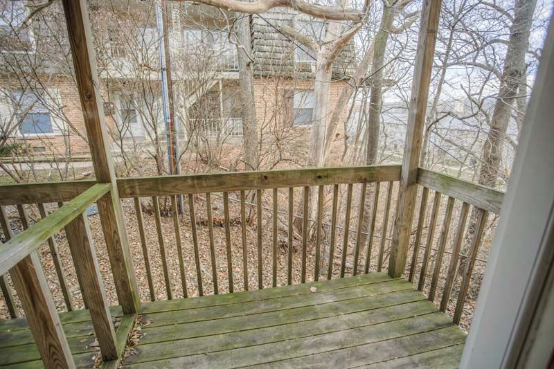 Photo showing a balcony