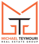 A logo for michael teymouri real estate group