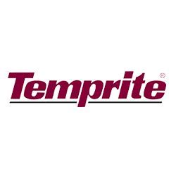 The temprite logo is red and black on a white background.