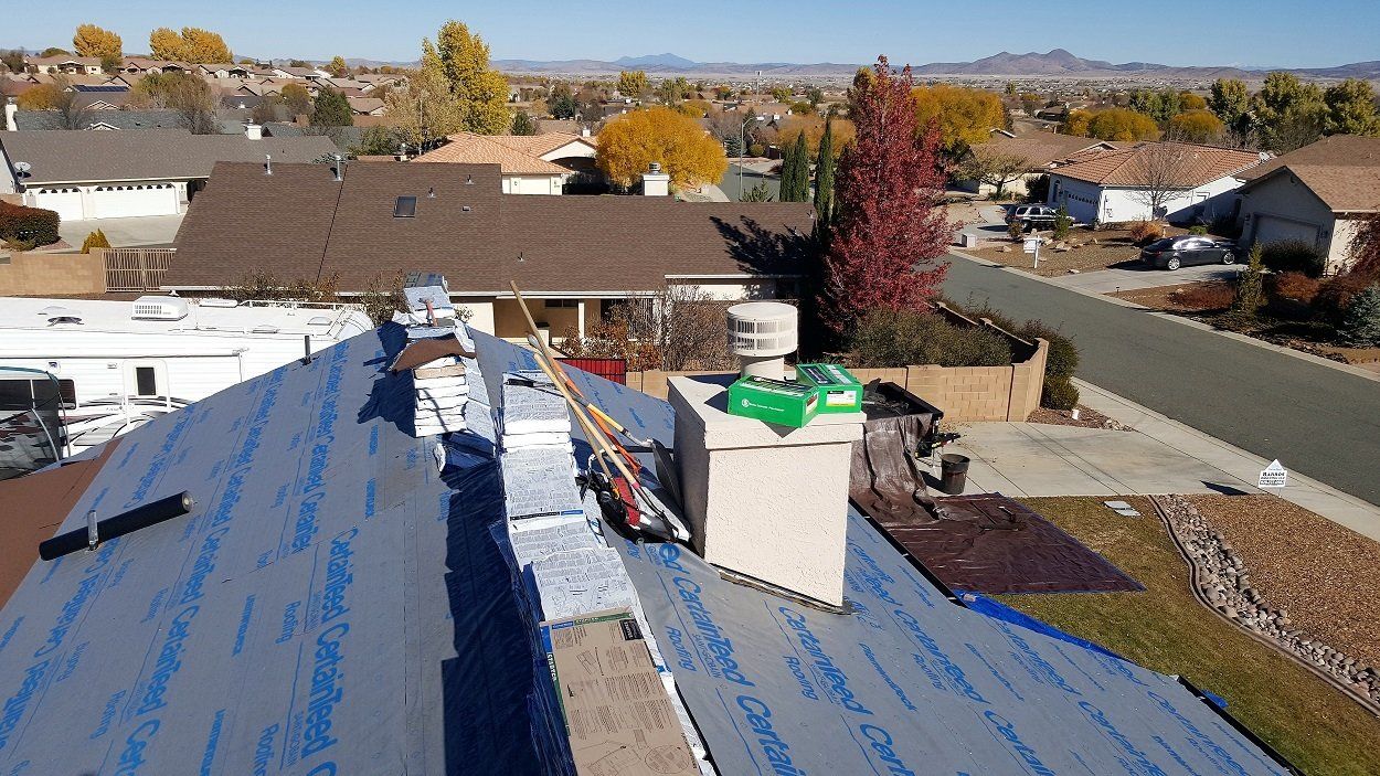Roofing Underlayment Installations — Yavapai County, AZ Barros — Roofing L.L.C.