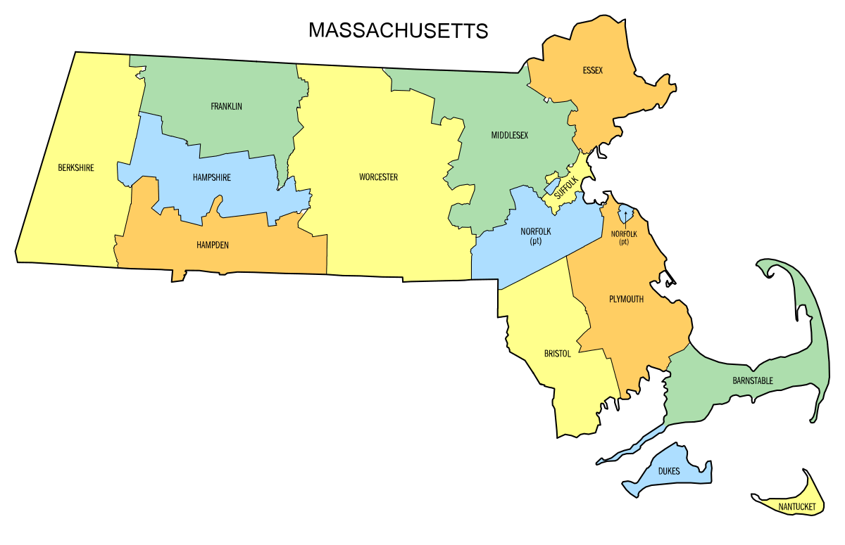 A map of massachusetts is shown on a white background