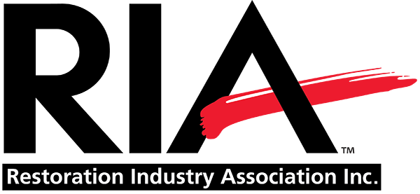The logo for the restoration industry association inc.