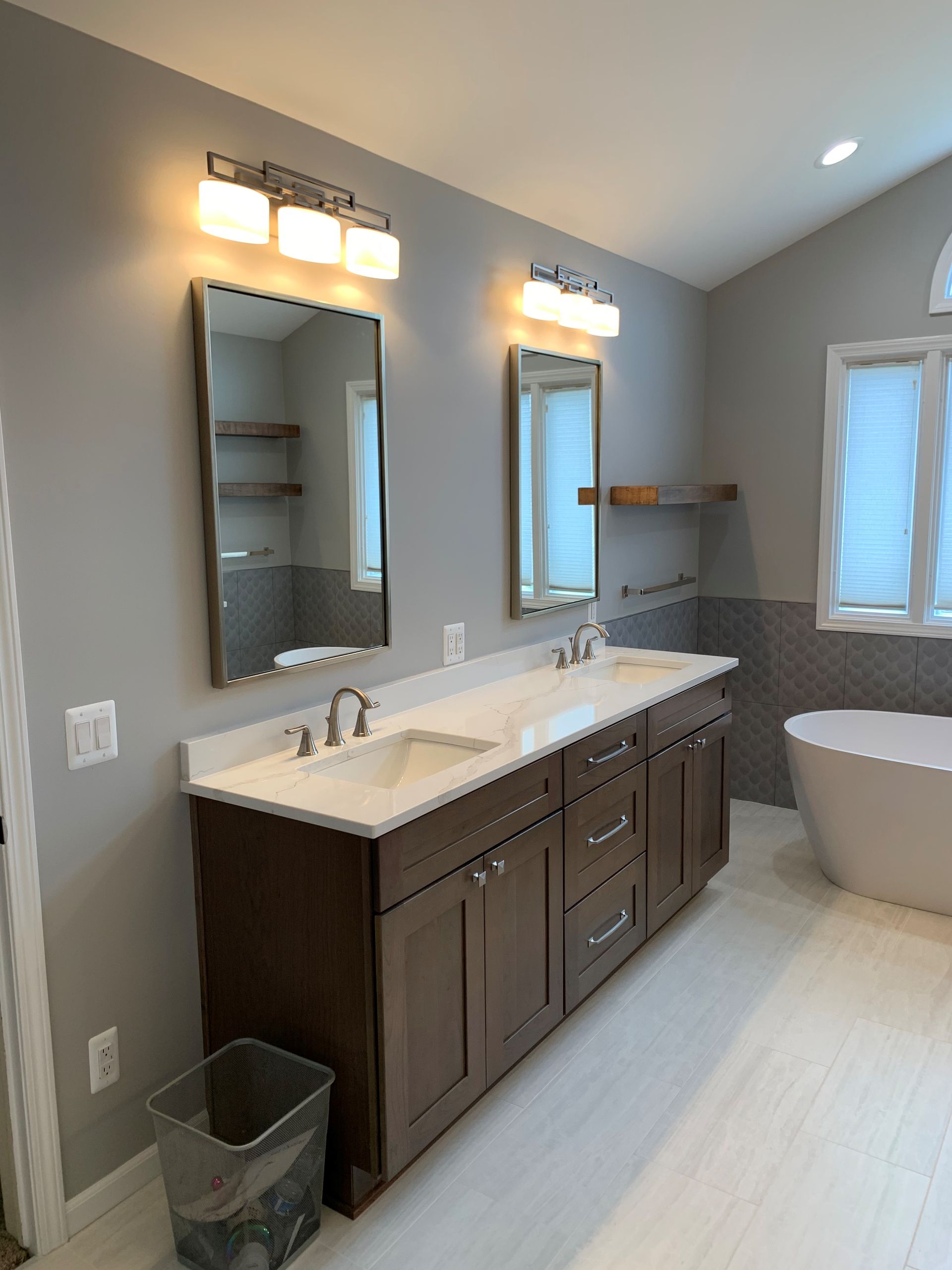 Modern Bathroom - Clarkston, MI - Hidden Lake Cabinet & Trim LLC