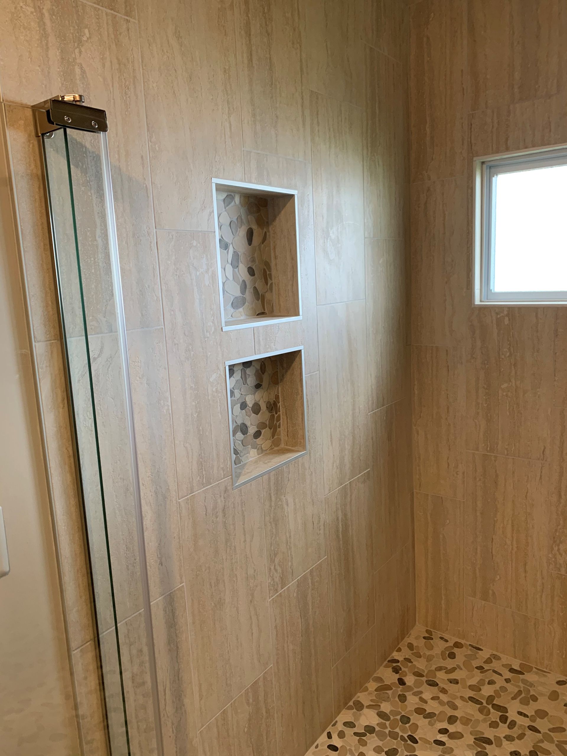 Walk In Shower - Clarkston, Michigan - Hidden Lake Cabinet & Trim LLC