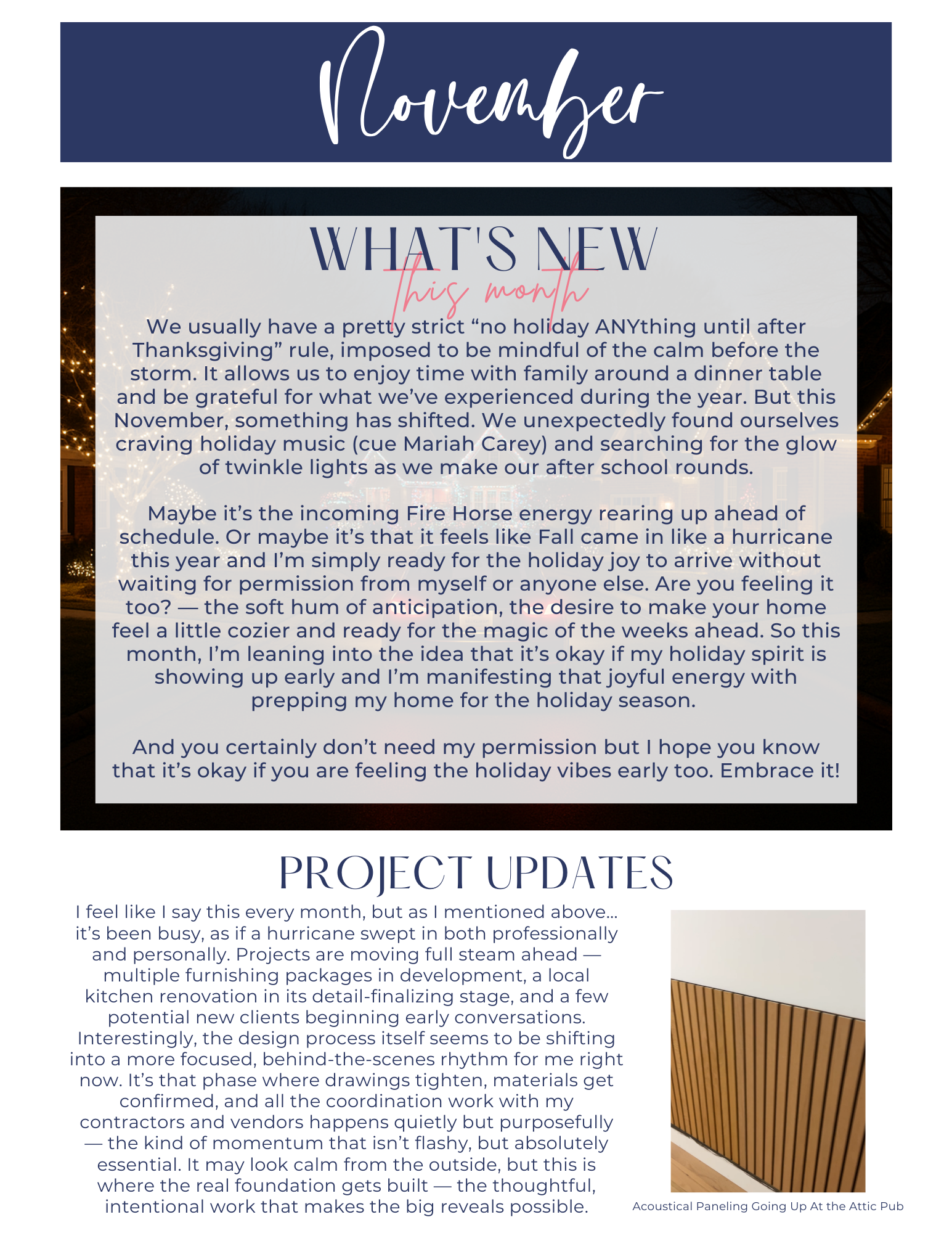 Newsletter with 