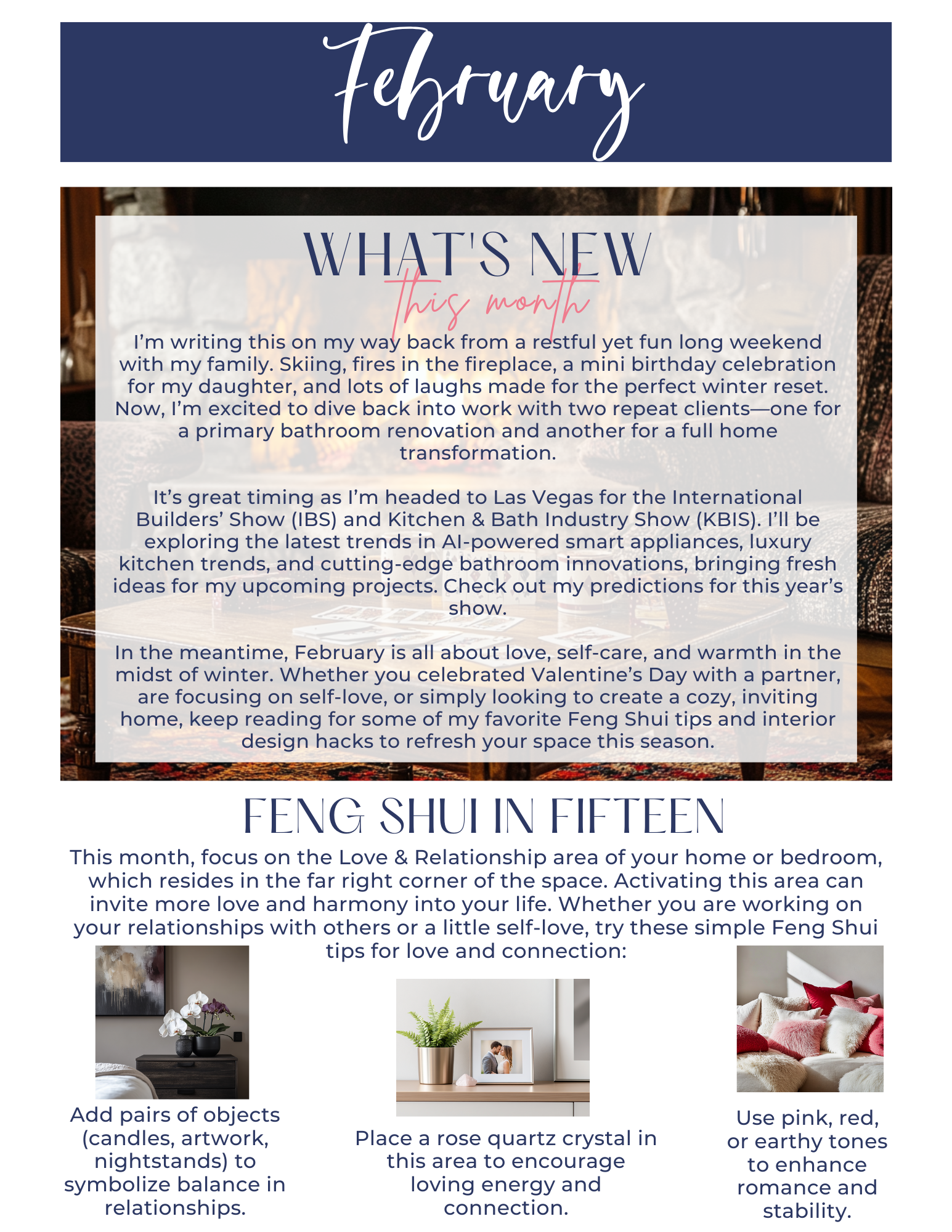 February newsletter with 