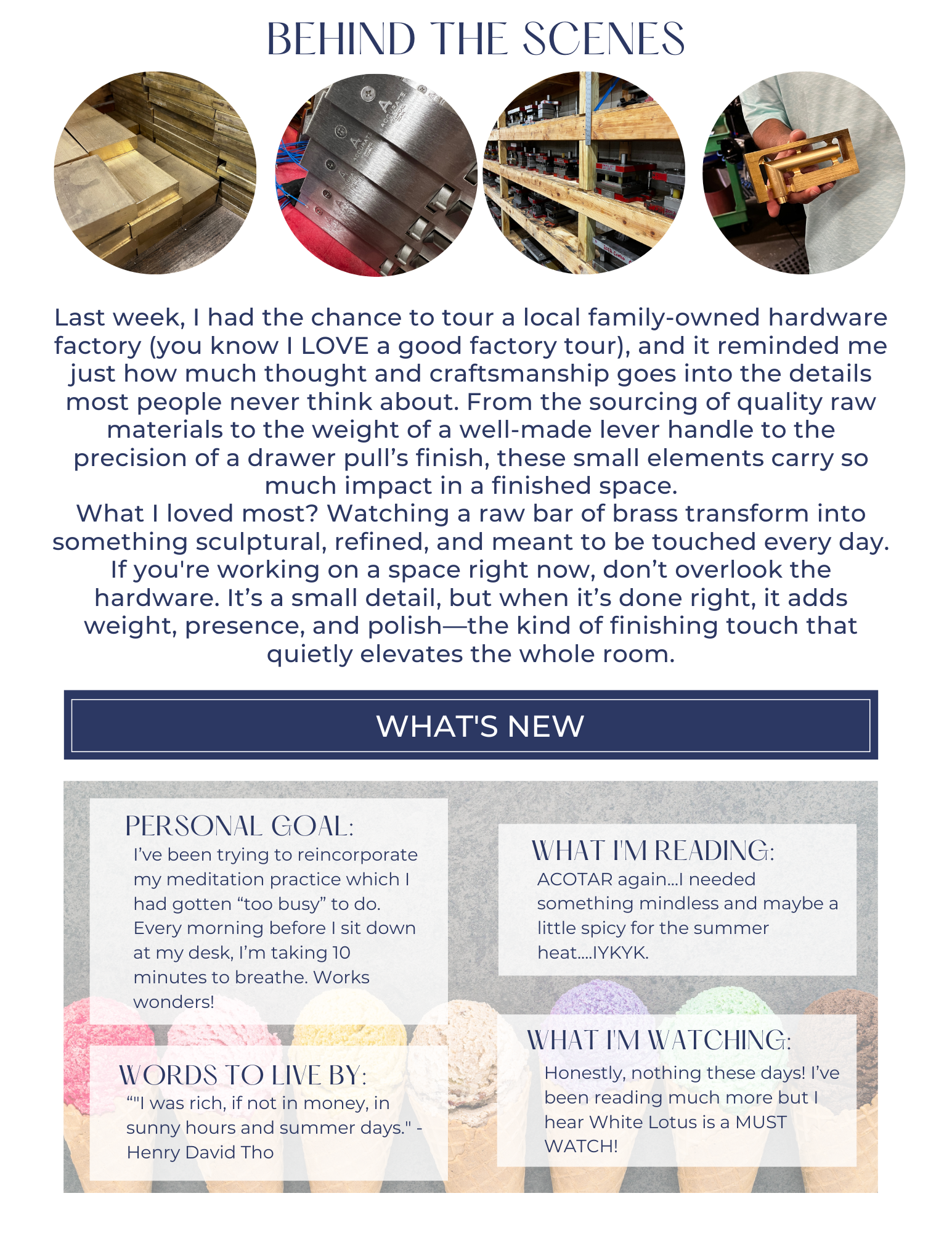 Behind the scenes: Hardware.  