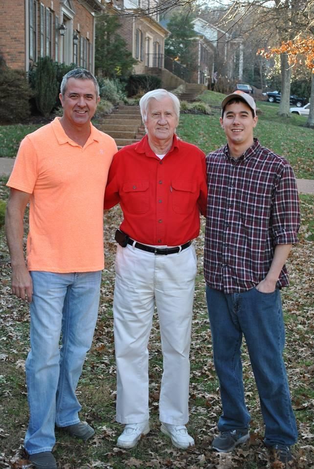 Three men standing outdoors | Kirby's Garage