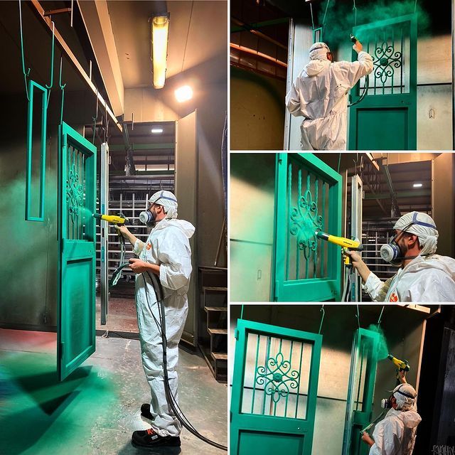 verniciatura a polvere