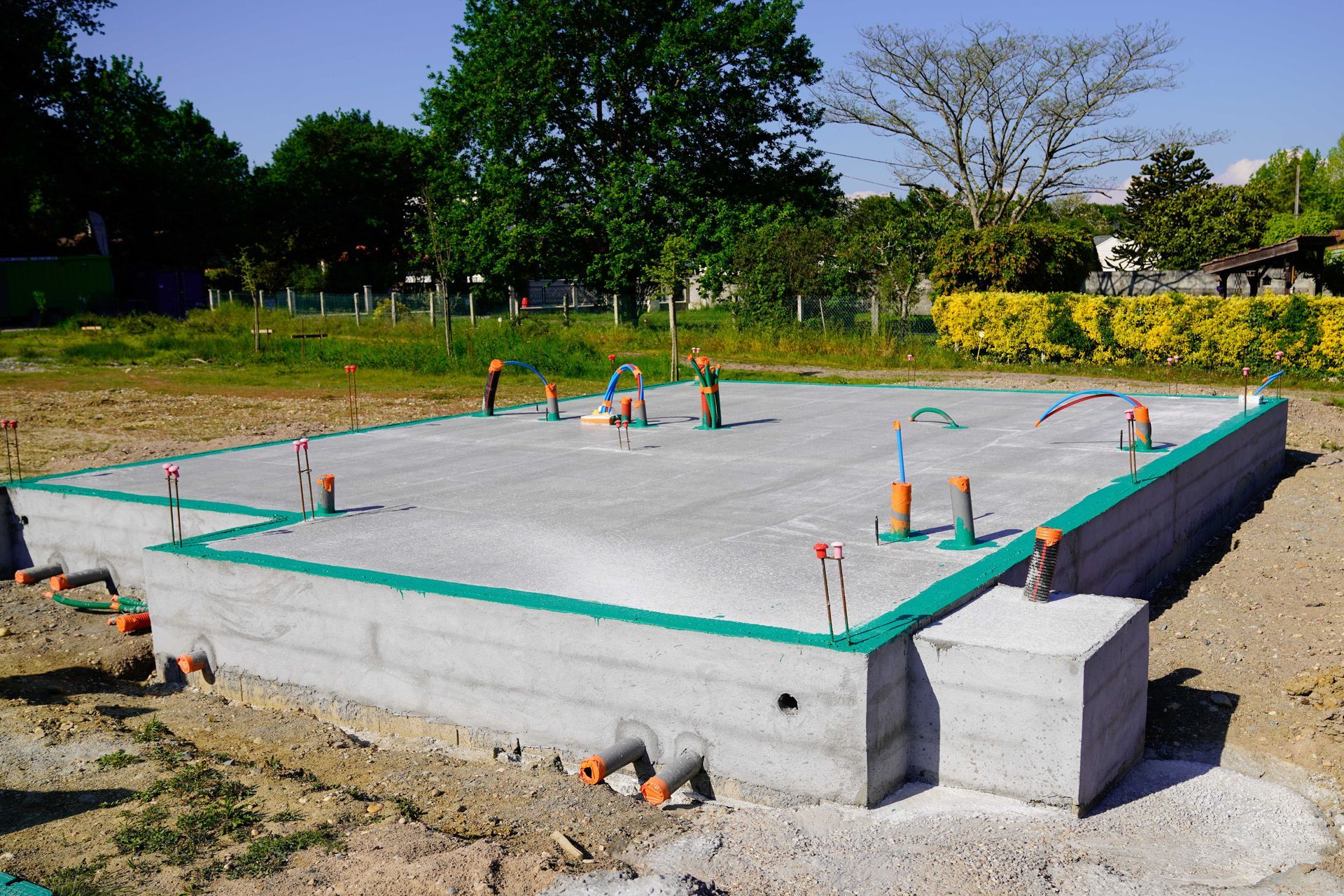 residential concrete foundation installation