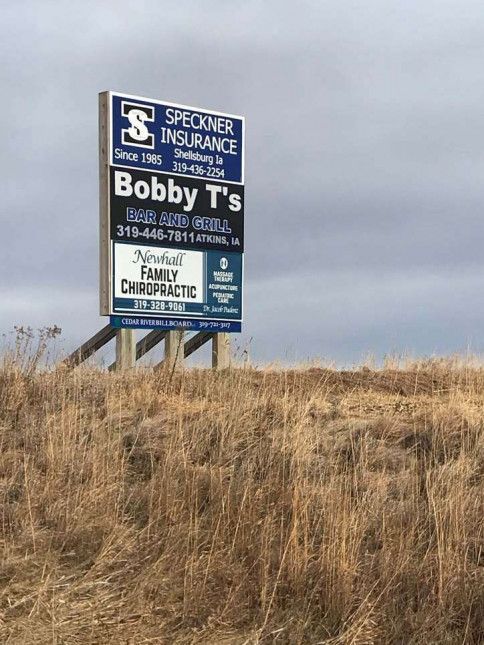 South at Akins Billboard 2