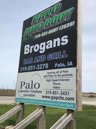 Hollenbeck Road & Shellsburg Road Palo Billboard Design 2