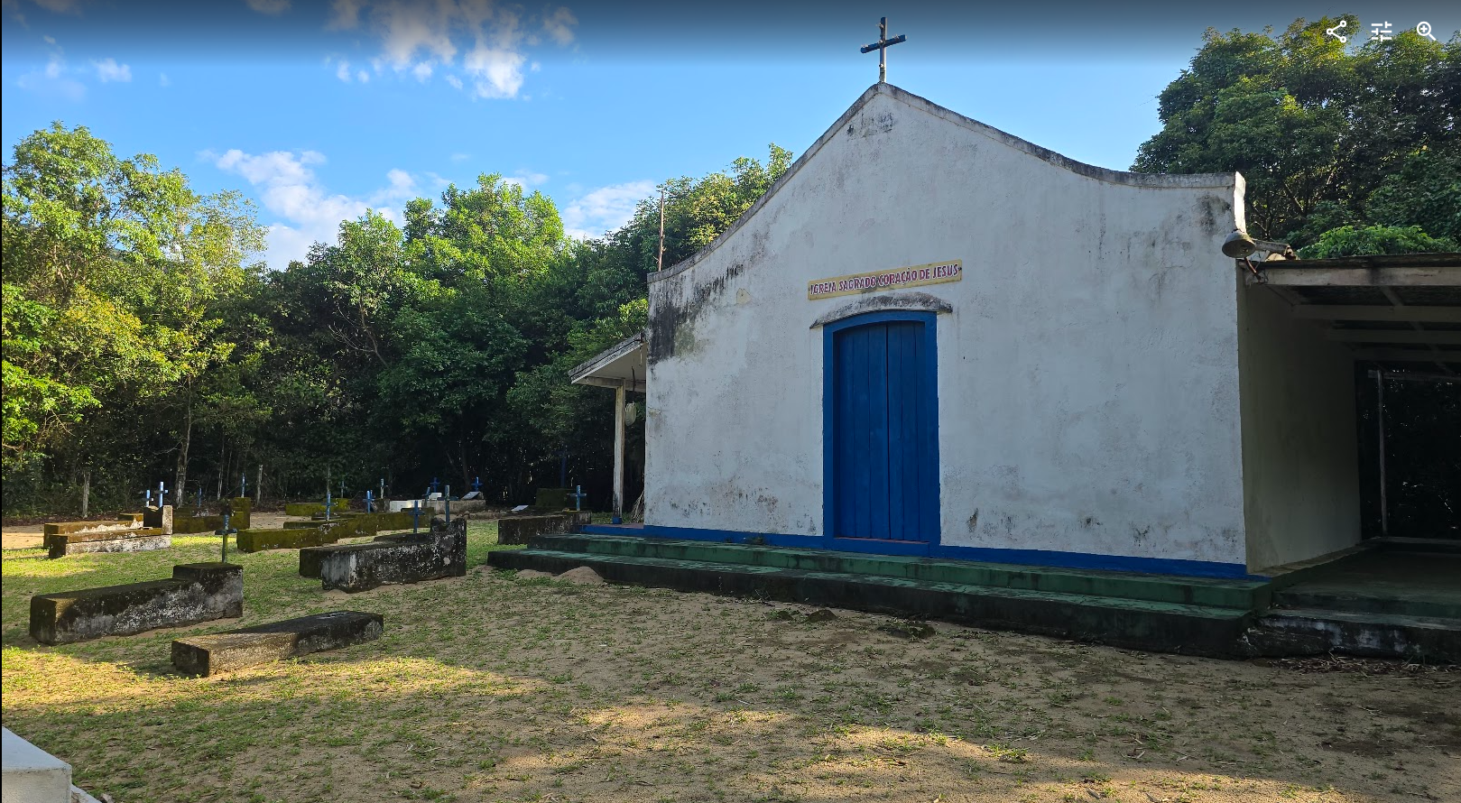 Historic church in Parnaioca, Ilha Grande