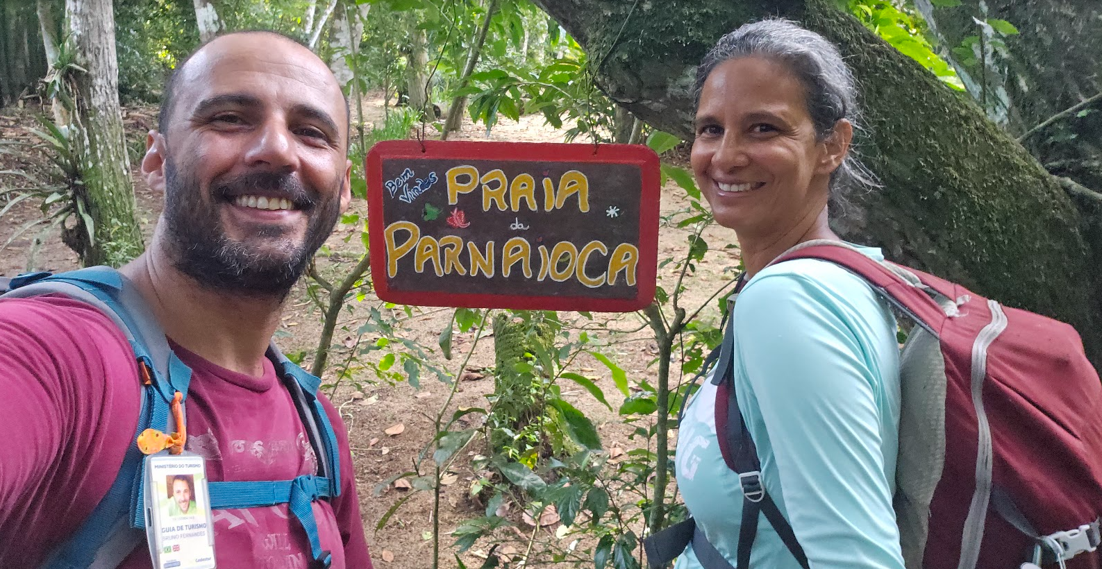 Arrival at Parnaioca village, Ilha Grande