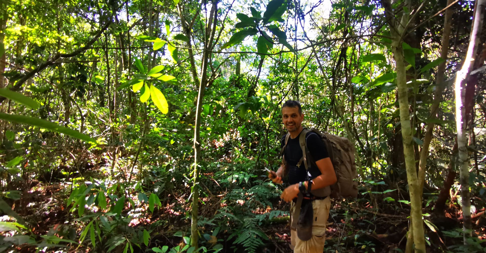 Trail to Parnaioca Beach.