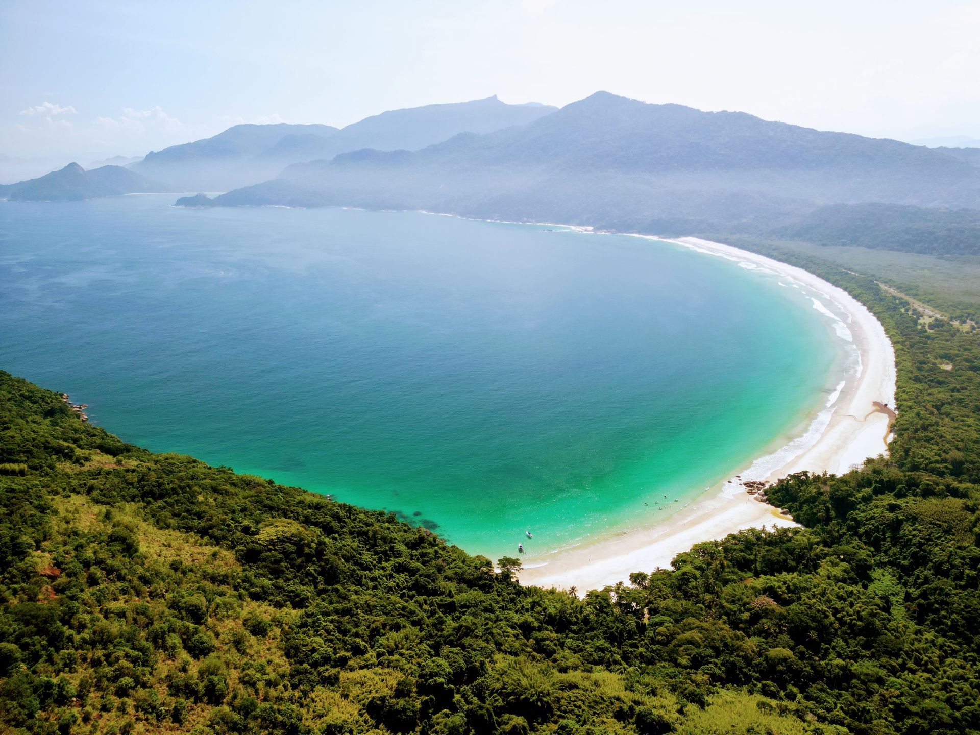 Lopes Mendes Beach from above - Elected one of the best beaches in the world