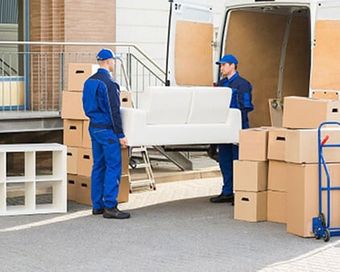 Movers Carrying Sofa - Moving Company in Dennis, MA