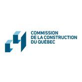 The logo for the commission de la construction du quebec.
