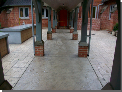High Quality Calvary Episcopal Church Walkway — Fletcher, NC — Cane Creek Concrete