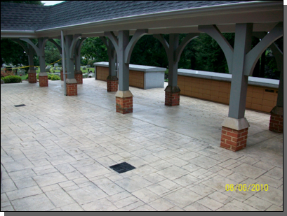 Sidewalk Calvary Episcopal Church — Fletcher, NC — Cane Creek Concrete