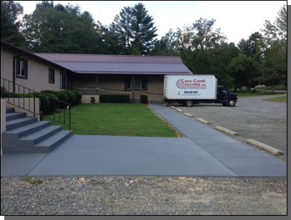 Stairway Destiny Christian Fellowship — Fletcher, NC — Cane Creek Concrete