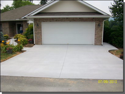 Driveway Broom Finish Floor — Fletcher, NC — Cane Creek Concrete