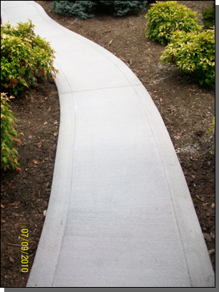 Banded Edges Broom Finish Floor — Fletcher, NC — Cane Creek Concrete