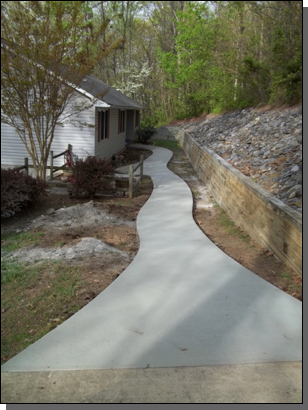 Fine Broom Finish Floor — Fletcher, NC — Cane Creek Concrete