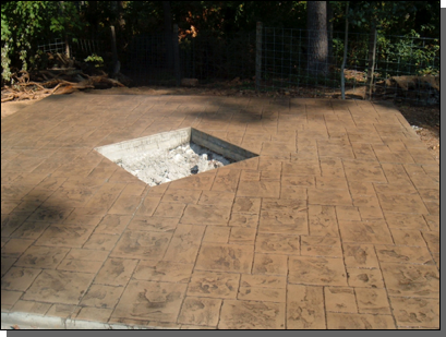 Concrete Fire Pit — Fletcher, NC — Cane Creek Concrete